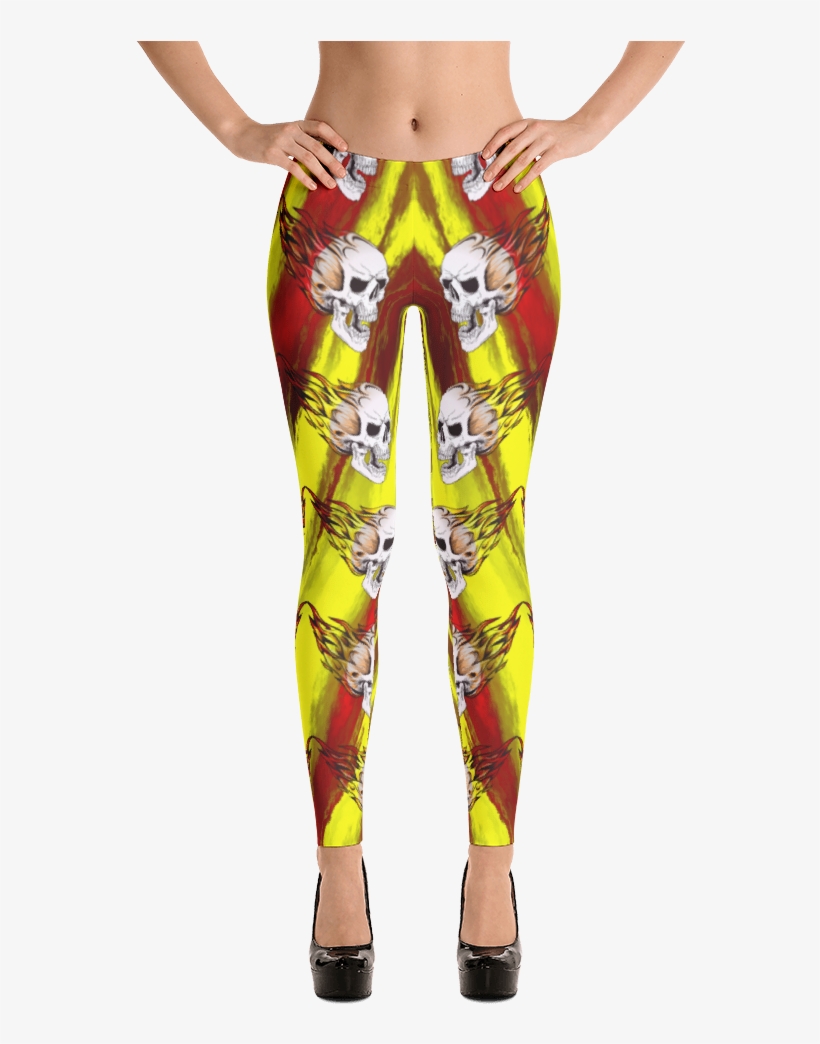 Monica Skull Leggings, transparent png #6926481