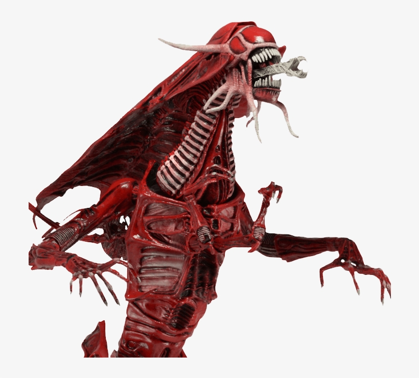 Red Alien Queen Deluxe Action Figure, transparent png #6928428