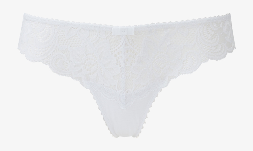 Gypsy Thong White Product Front, transparent png #6929225