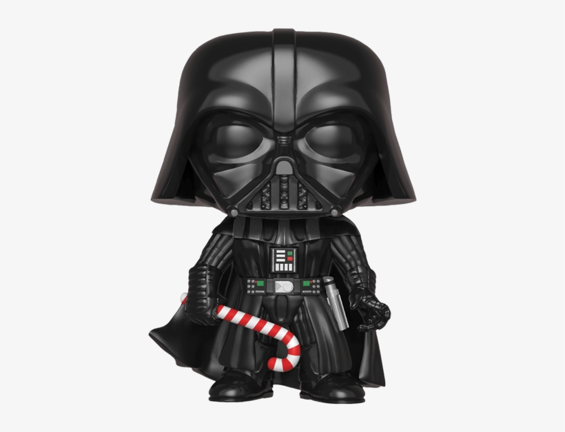 Darth Vader With Candy Cane Pop Vinyl Figure, transparent png #6929723