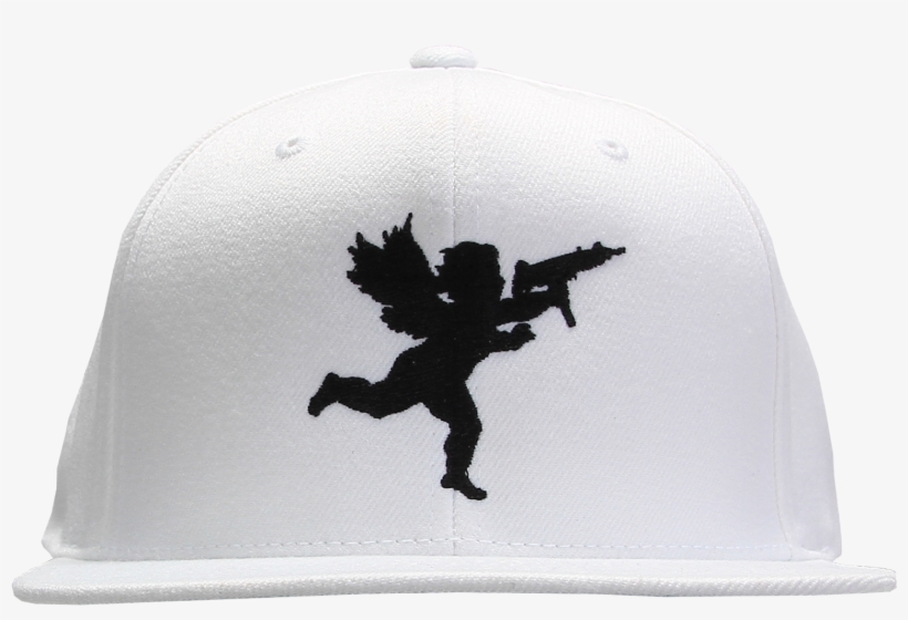 Cupid Black On White Snapback, transparent png #6931186