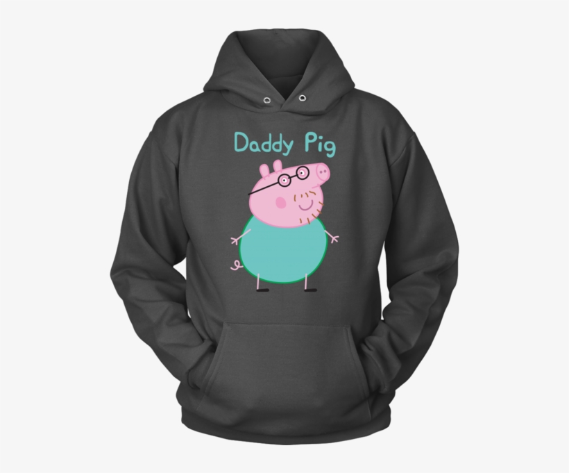 Daddy Pig Hoodie, transparent png #6931189