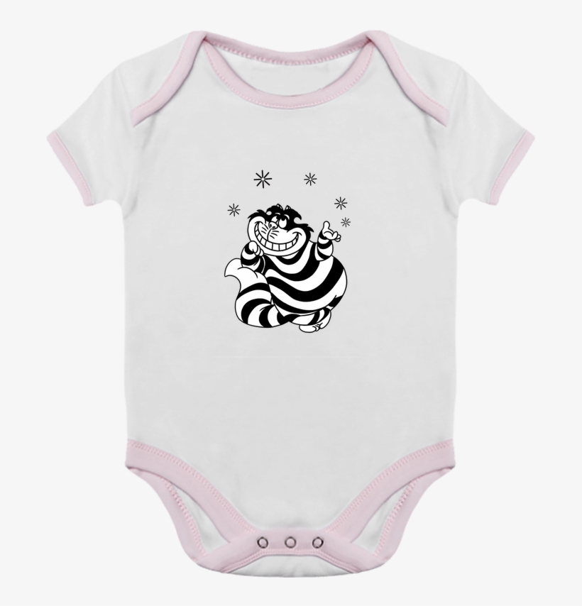 Body Bébé Contrasté Cheshire Cat Par Tattooanshort, transparent png #6931522
