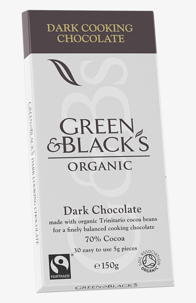 G&b's Dark Cook's Chocolate Bar 150g, transparent png #6931974