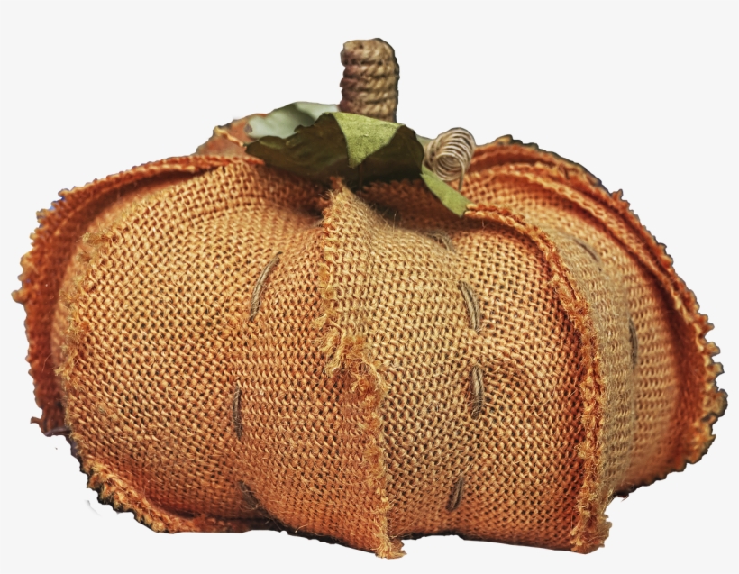 Pumpkin Fabric Sewn, transparent png #6932303