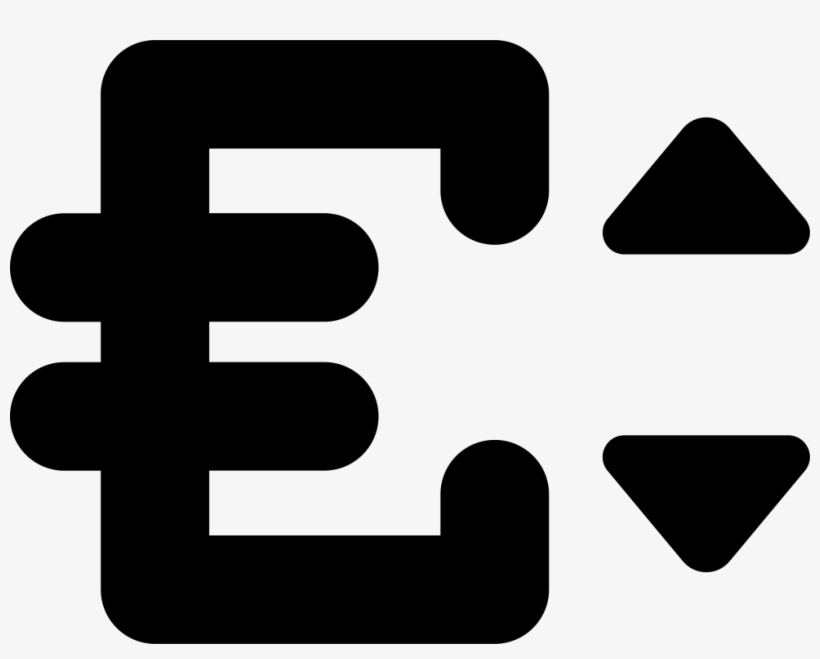 Euro Currency Sign With Up And Down Arrows Comments, transparent png #6933766