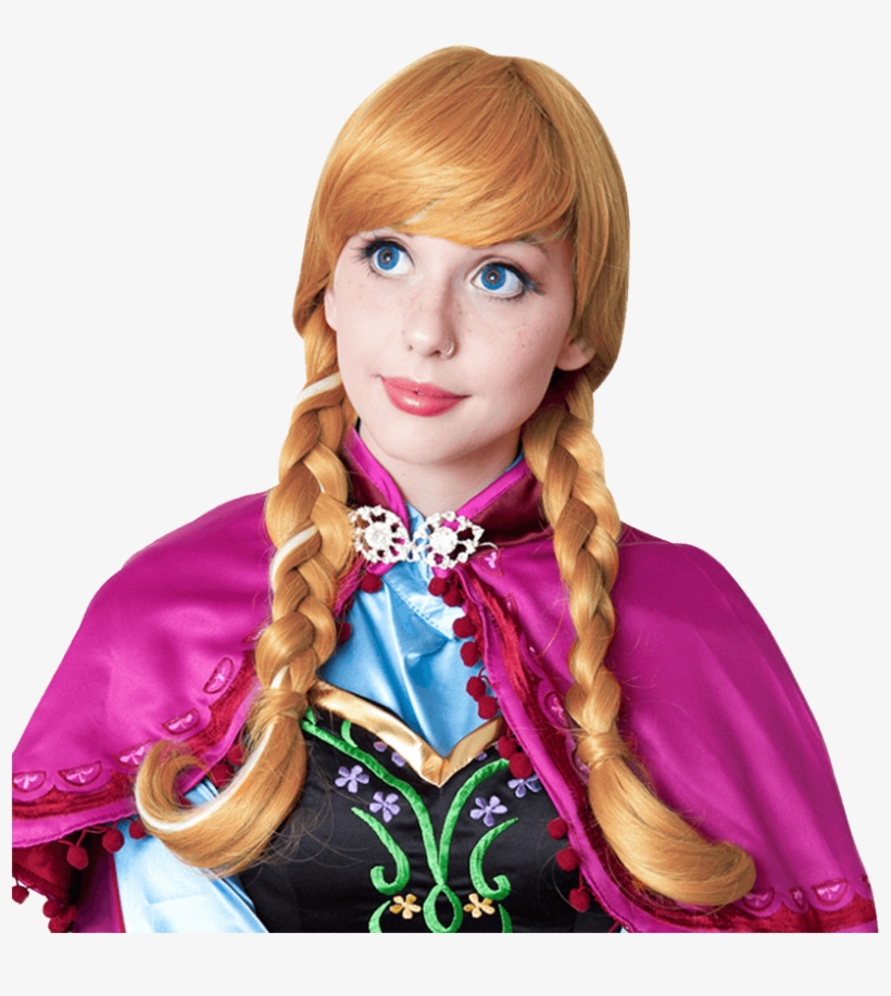 Frozen Inspired Anna Cosplay Wig, transparent png #6933908