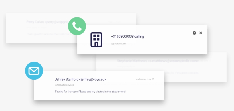 Email And Telephony Integration, transparent png #6934416