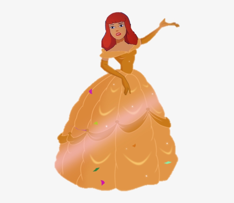 Daphne Blake Dressed As Belle, transparent png #6935344