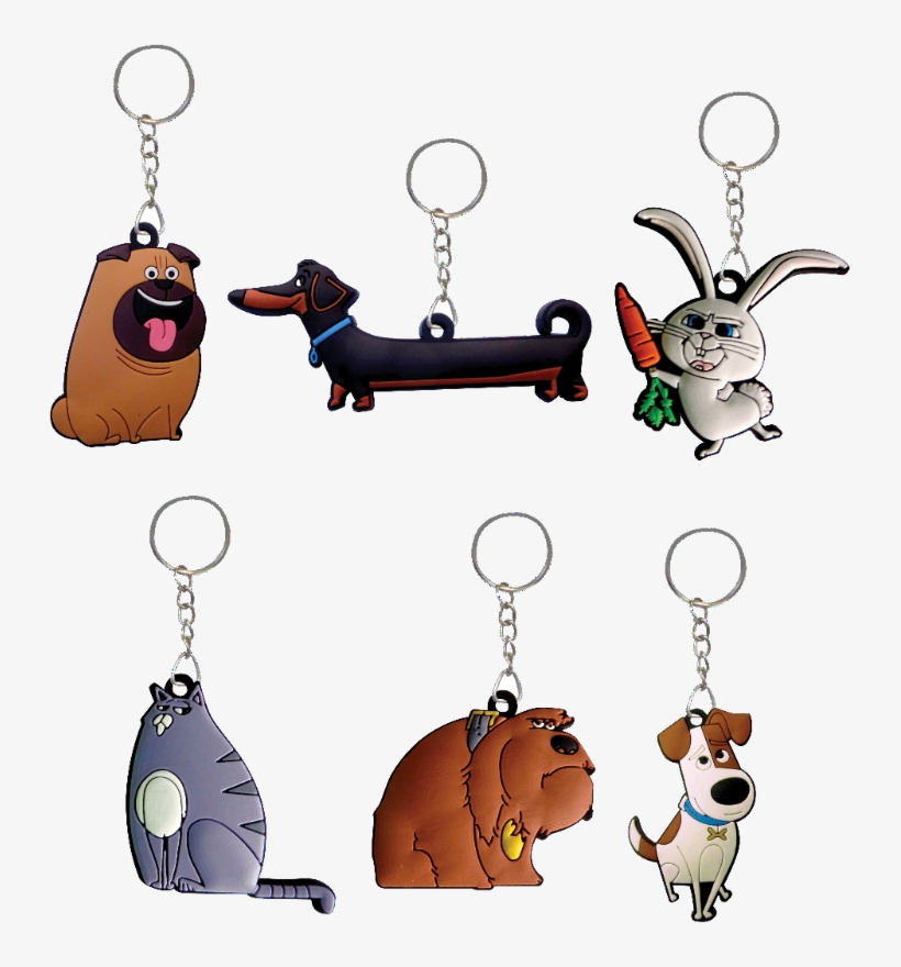 The Secret Life Of Pets™ Key Chains, transparent png #6936144