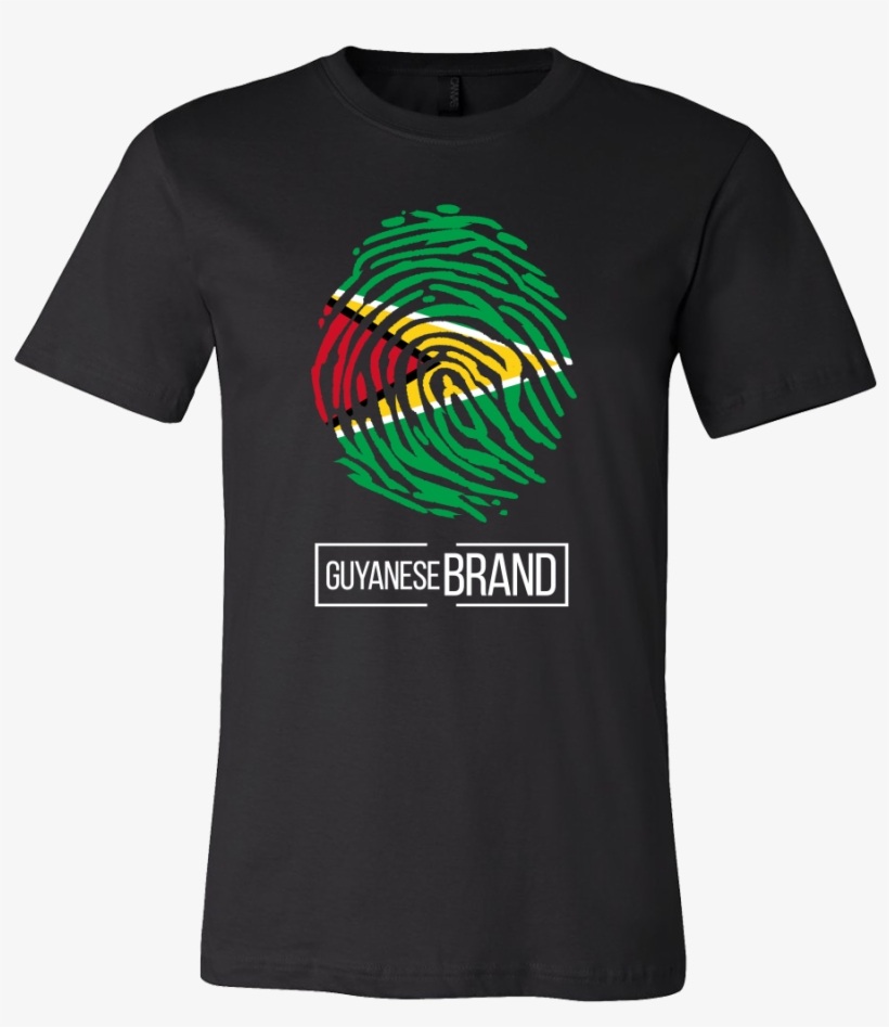 Guyana Guyanese Pride Flag Fingerprint Country T-shirt, transparent png #6936457