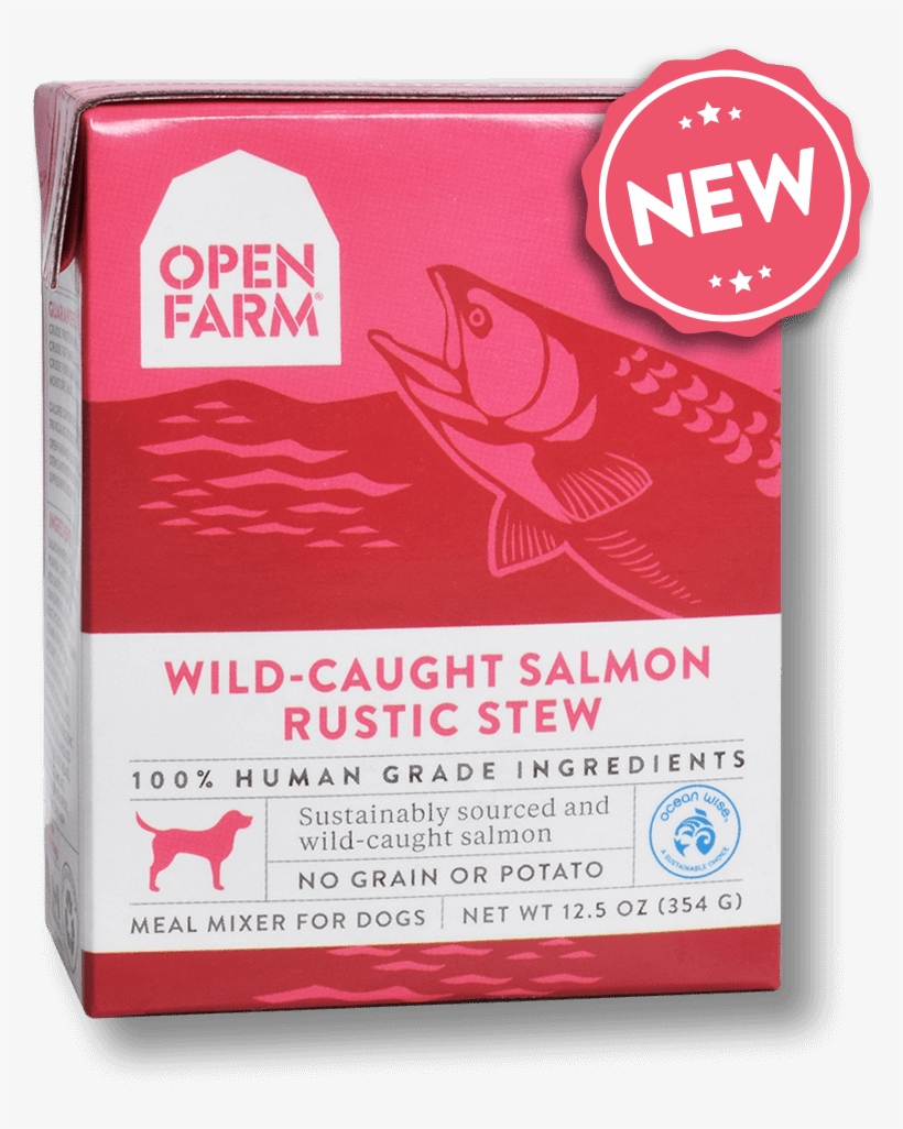Open Farm Grain Free Wild Caught Salmon Recipe Rustic, transparent png #6936639