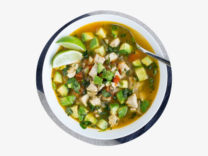 Chicken And Avocado Soup Recipe, transparent png #6937216