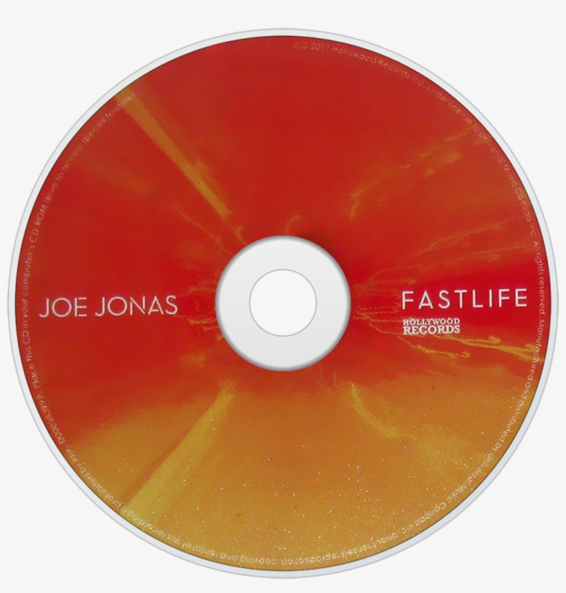 Joe Jonas Fastlife Cd Disc Image, transparent png #6937737