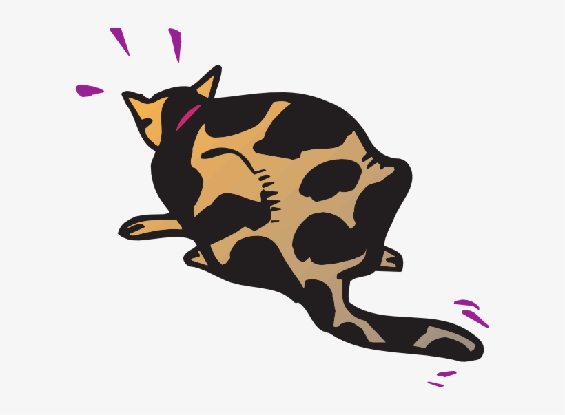 Startled Cat Svg Clip Arts 600 X 523 Px, transparent png #6938531