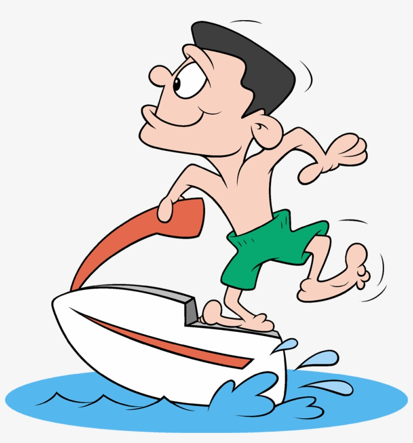 Jet Skiing Clipart, transparent png #6938959