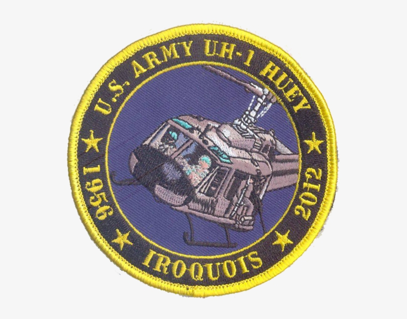 Us Army Uh 1 Huey Commemorative Patch With Velcro Military,, transparent png #6939986