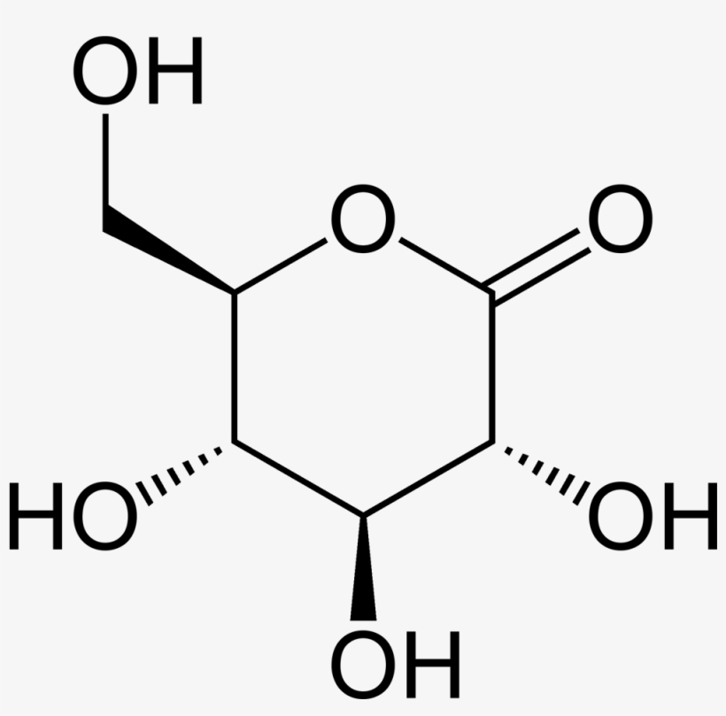 Glucono Delta Lactone 2d Skeletal, transparent png #6940676
