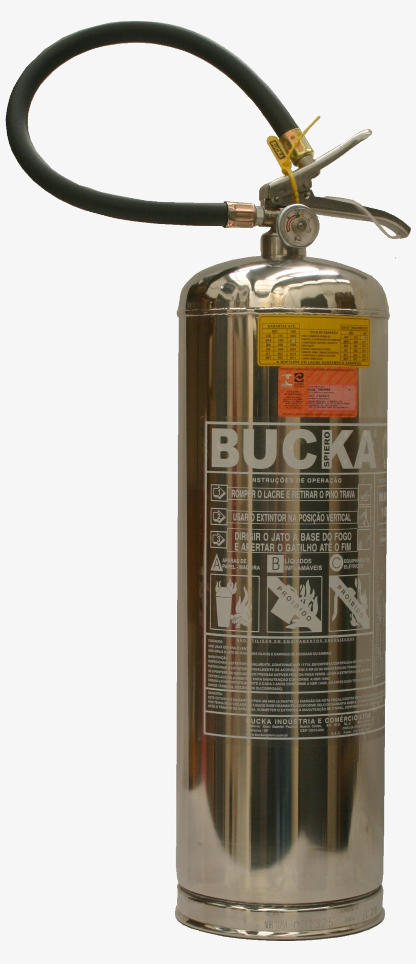 Extintor De Incêndio Portátil Em Aço Inox, transparent png #6941548