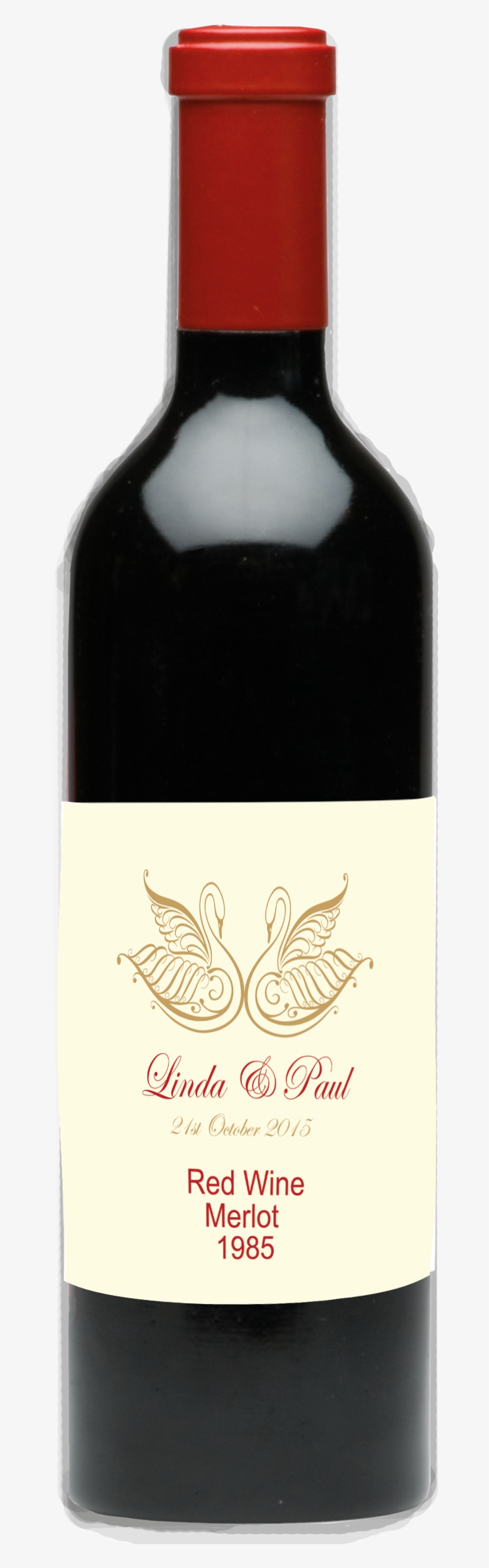 Celtic Swan Swirl Wine Bottle Label, transparent png #6942608