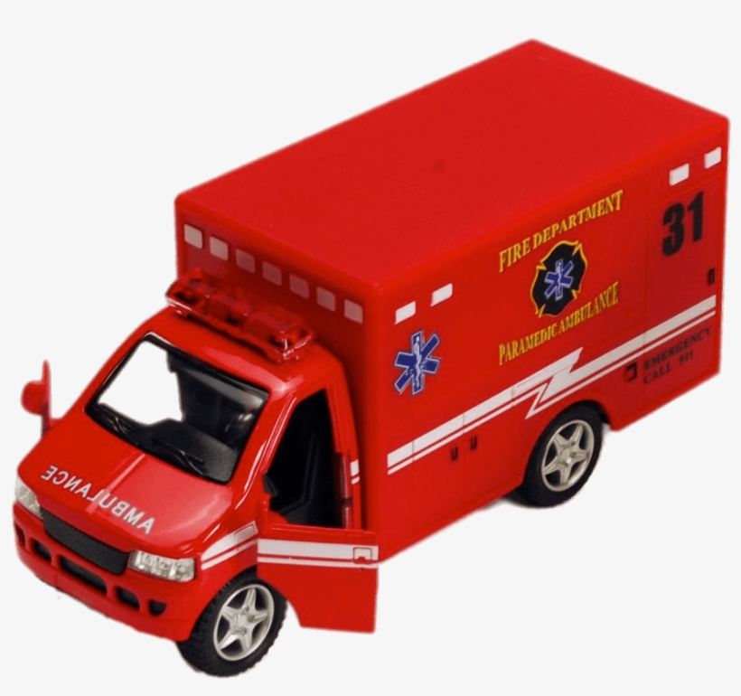 Ambulancia Roja Juguete, transparent png #6943064