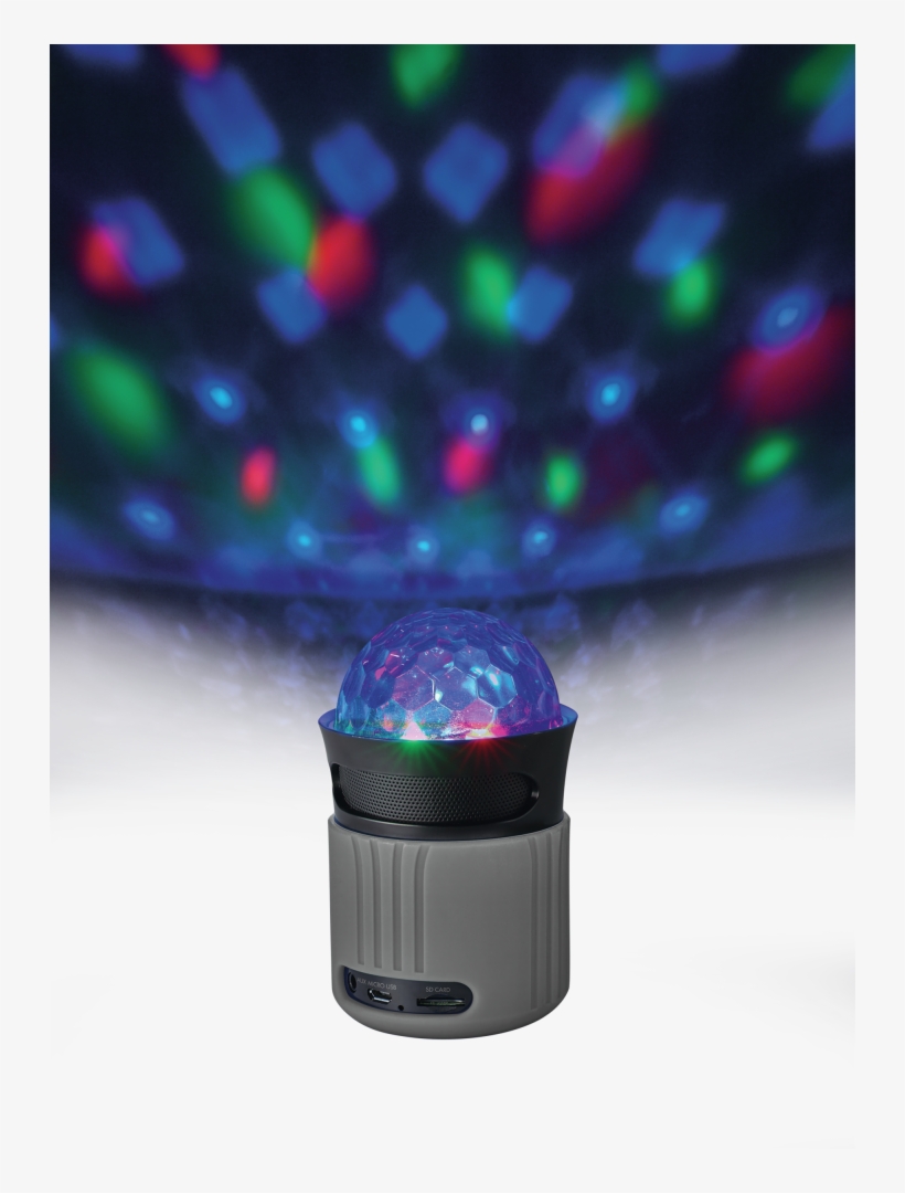 Dixxo Go Wireless Bluetooth Speaker With Party Lights, transparent png #6943290