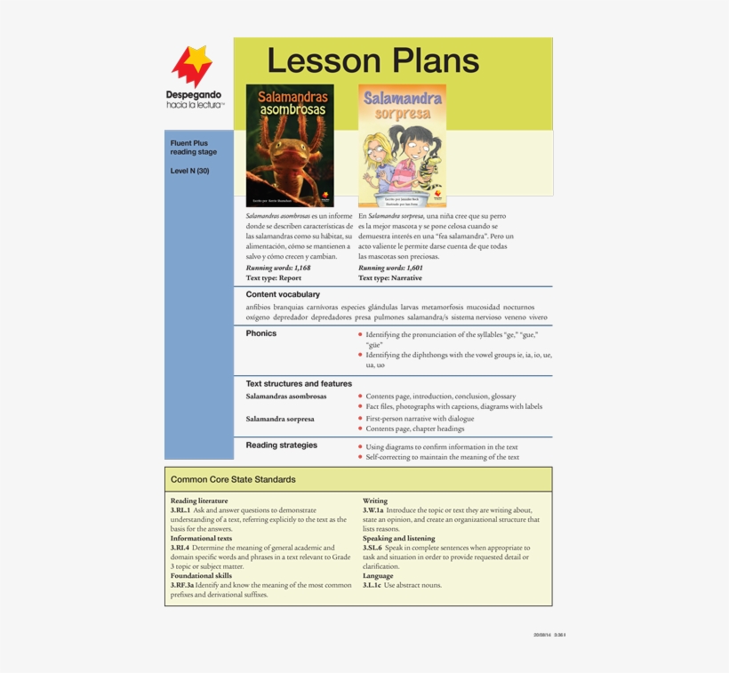 Fluent Plus Lesson Plan Set [spanish], transparent png #6943354