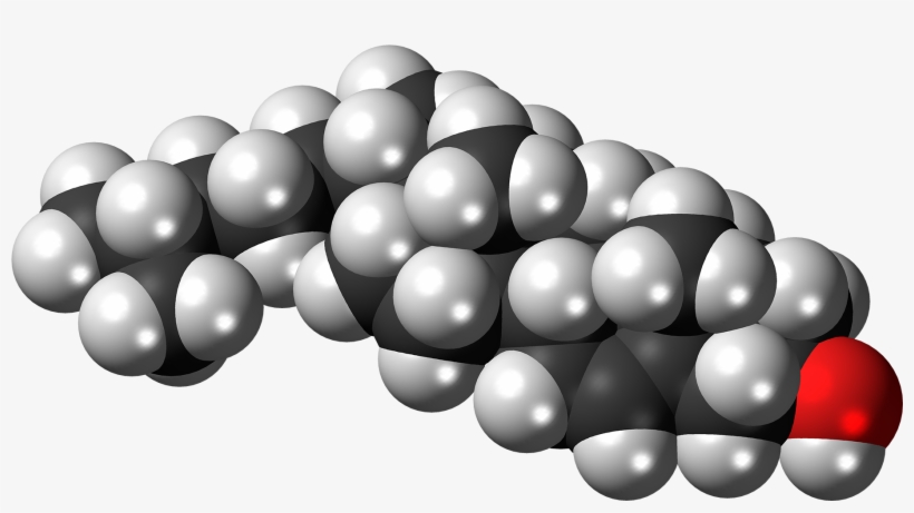 Ent-cholesterol Molecule Spacefill, transparent png #6943531