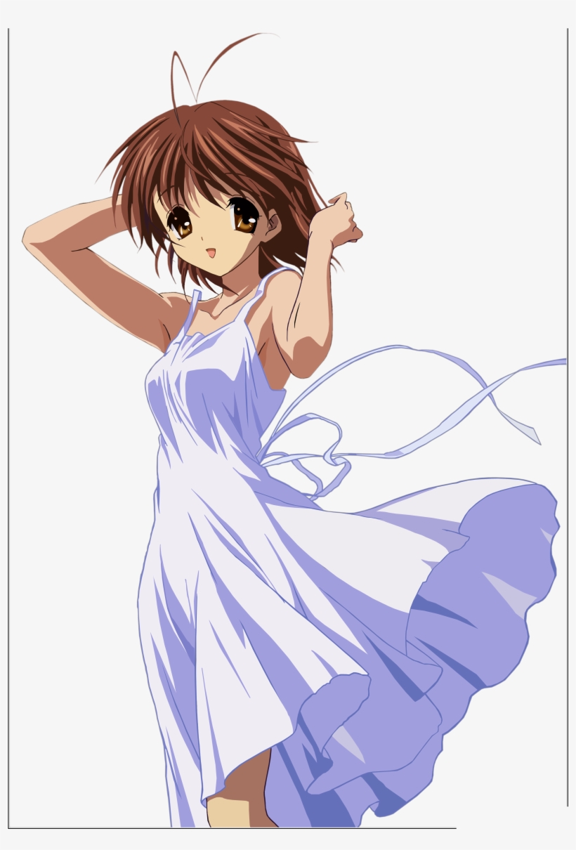Clannad Furukawa Nagisa Dress Summer Dress Transparent, transparent png #6945950
