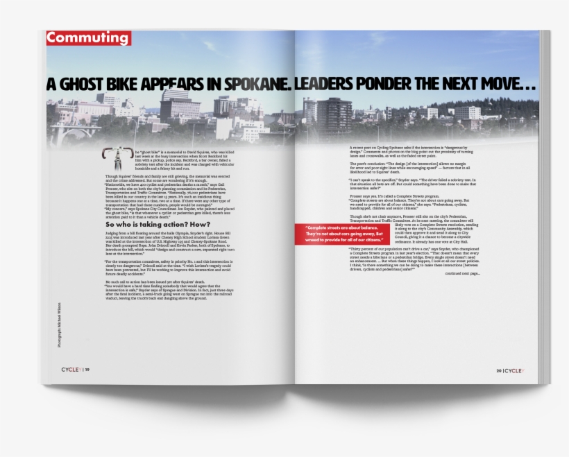 Magazine Mock Up With Cover And Title Spread, transparent png #6947622