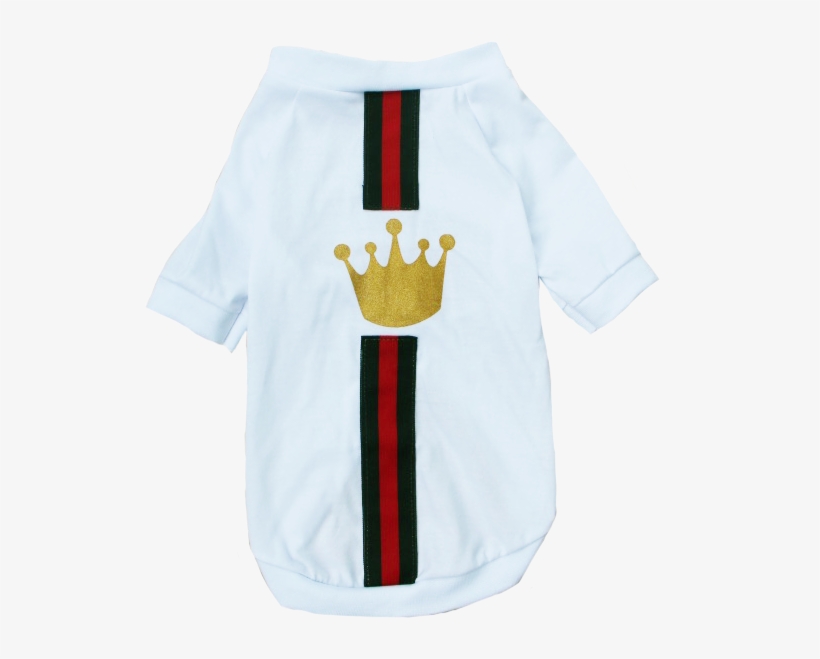 Camiseta Branca Coroa Dourada, transparent png #6948939