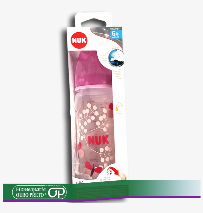 Mamadeira Nuk Pa7058-2g Fc Trend Girls 300ml S2, transparent png #6948999