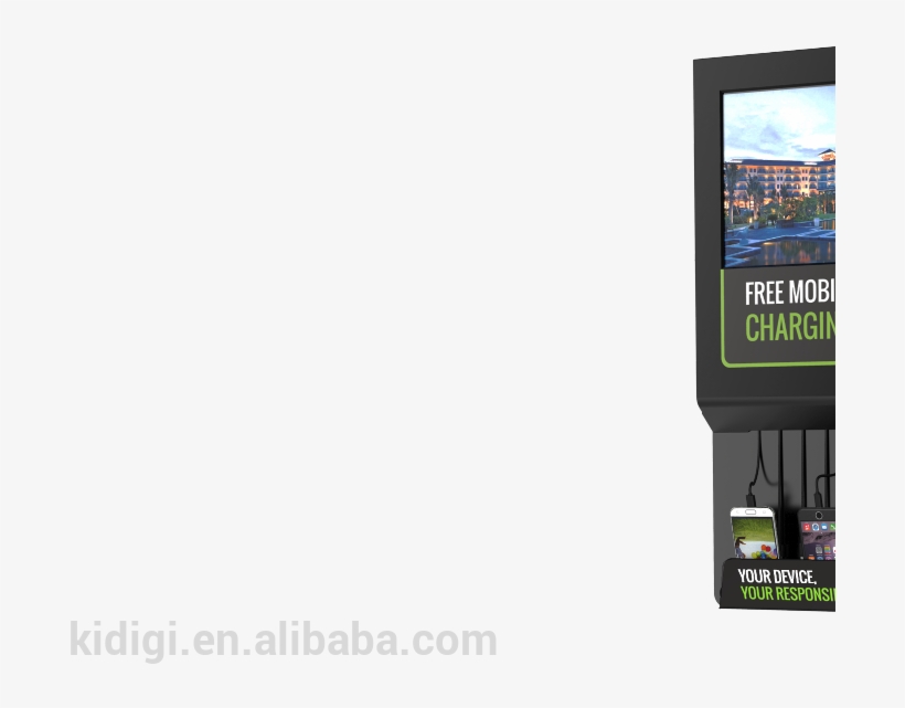 Advertiser Wall Mounted Digital Screen Charging Station, transparent png #6950532