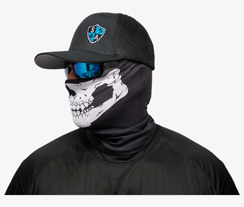 Half Skull Face Shield2, transparent png #6950738