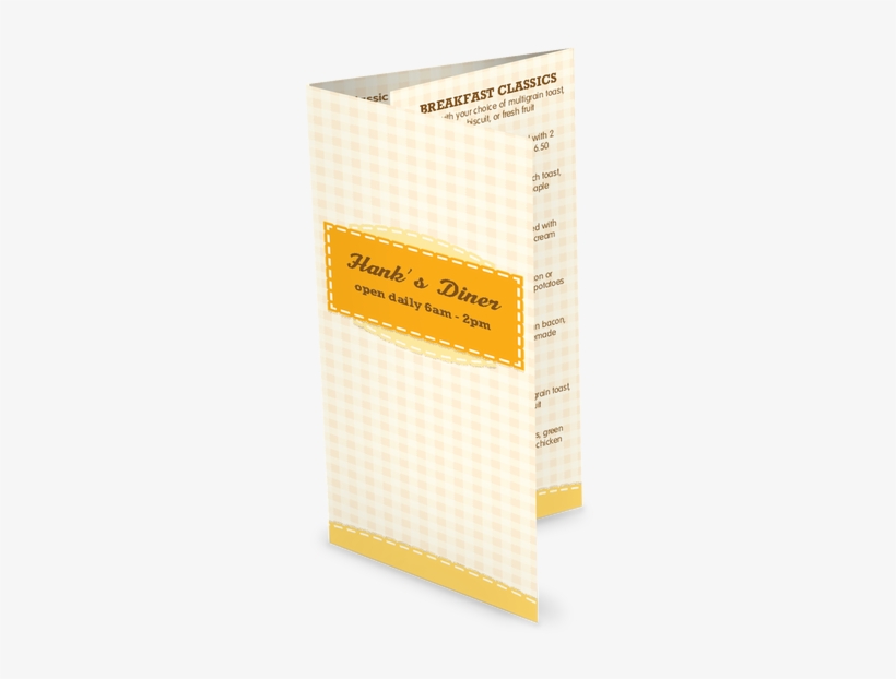 Customize American Breakfast Takeout Menu, transparent png #6950969