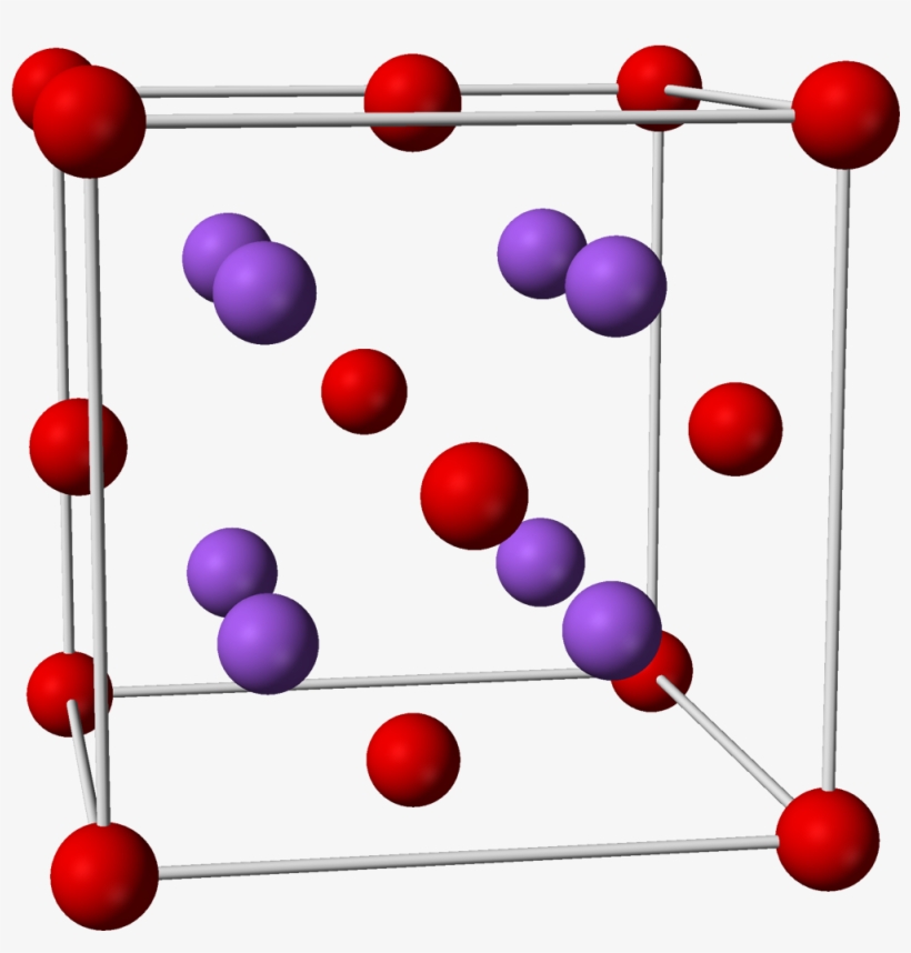 Sodium Oxide Unit Cell 3d Balls A, transparent png #6951101