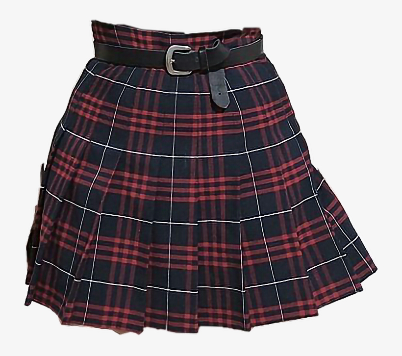 Black Red Skirt Polyvore Moodboard Filler, transparent png #6951371