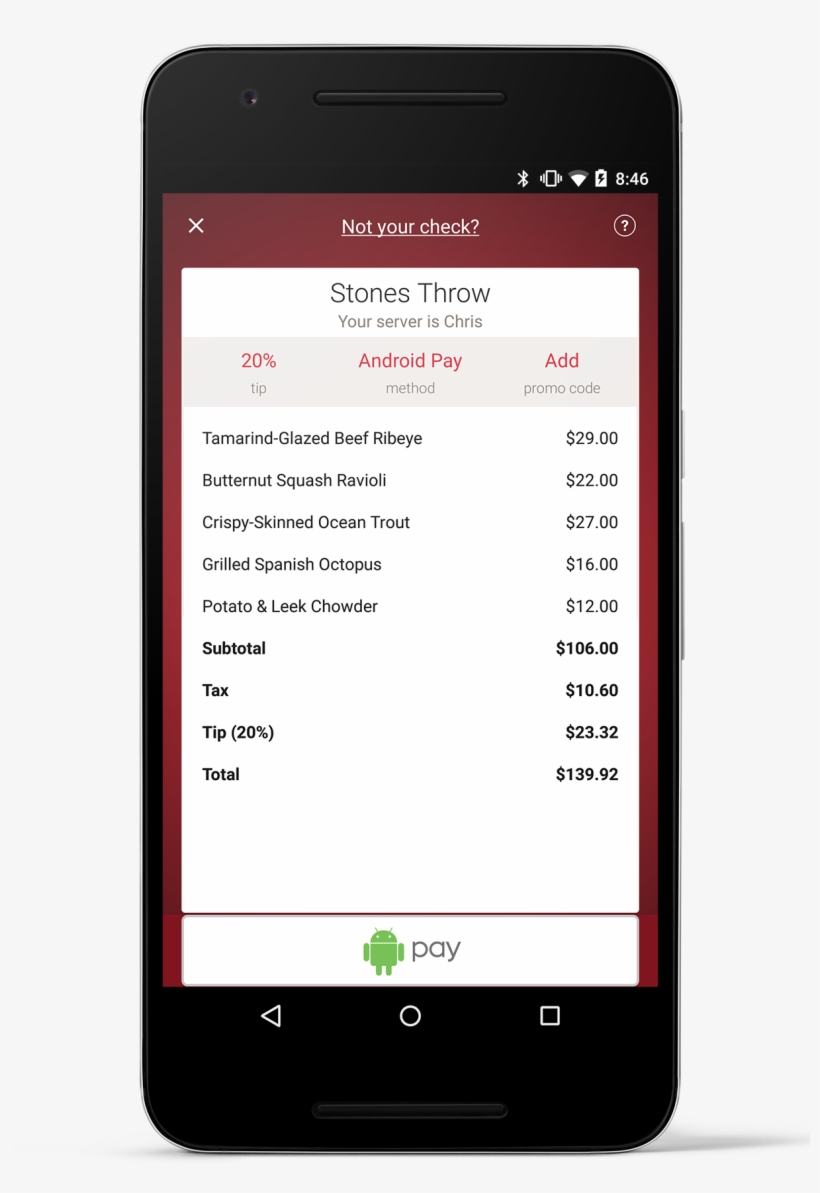 Androidpay N6p Front-r1b[8], transparent png #6953444