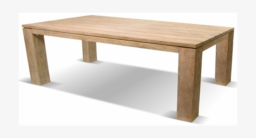 Dining Table Scupture Natural Recycled Teak 240x100cm, transparent png #6953715
