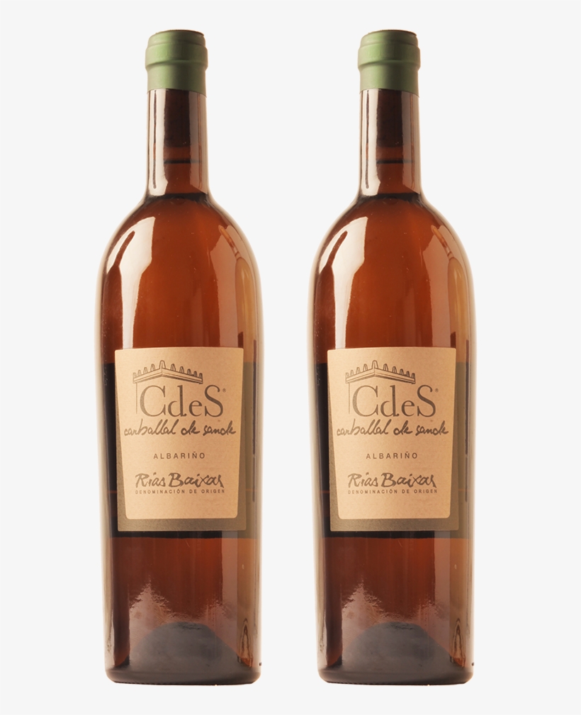 Pack De 2 Botellas De Vino Albariño Cdes Lías, transparent png #6954093