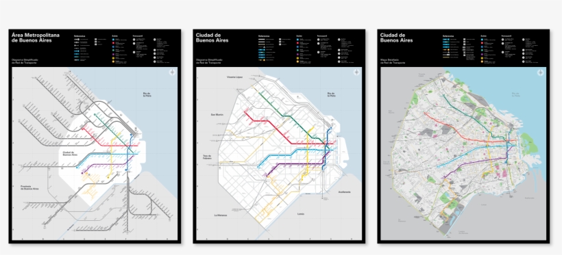 Buenos Aires Ya Tiene Su Primer Mapa Unificado De Transporte, transparent png #6954189