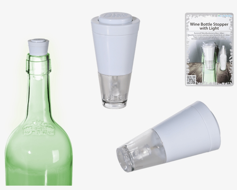 Cerradero De La Botella De Vino De Plástico Con Luz, transparent png #6954417