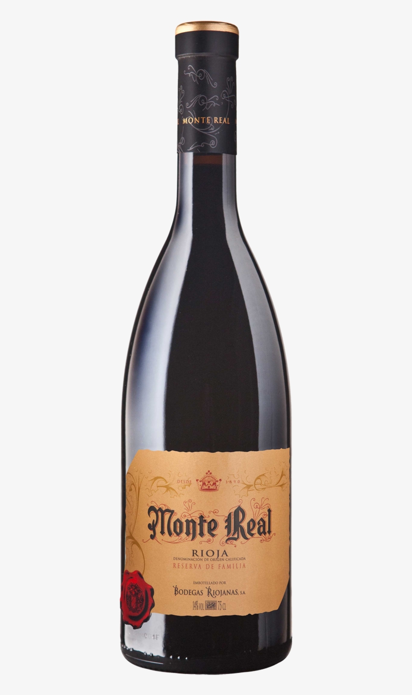 Botella De Vino Monte Real Reserva De La Familia, transparent png #6954710