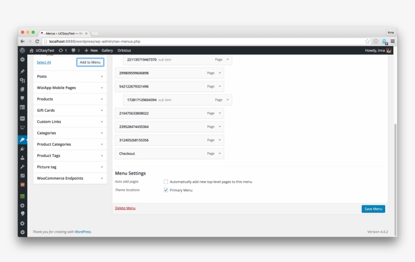 Nav Menu Items With Numbers Instead Of Titles, transparent png #6955204