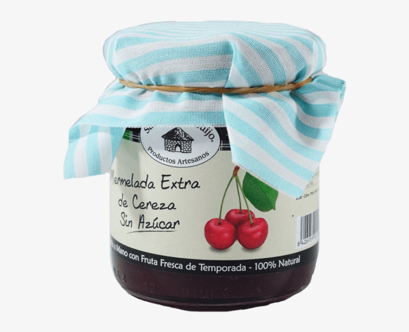 Mermelada Extra Sin Azúcar De Cereza 100% Natural, transparent png #6958460