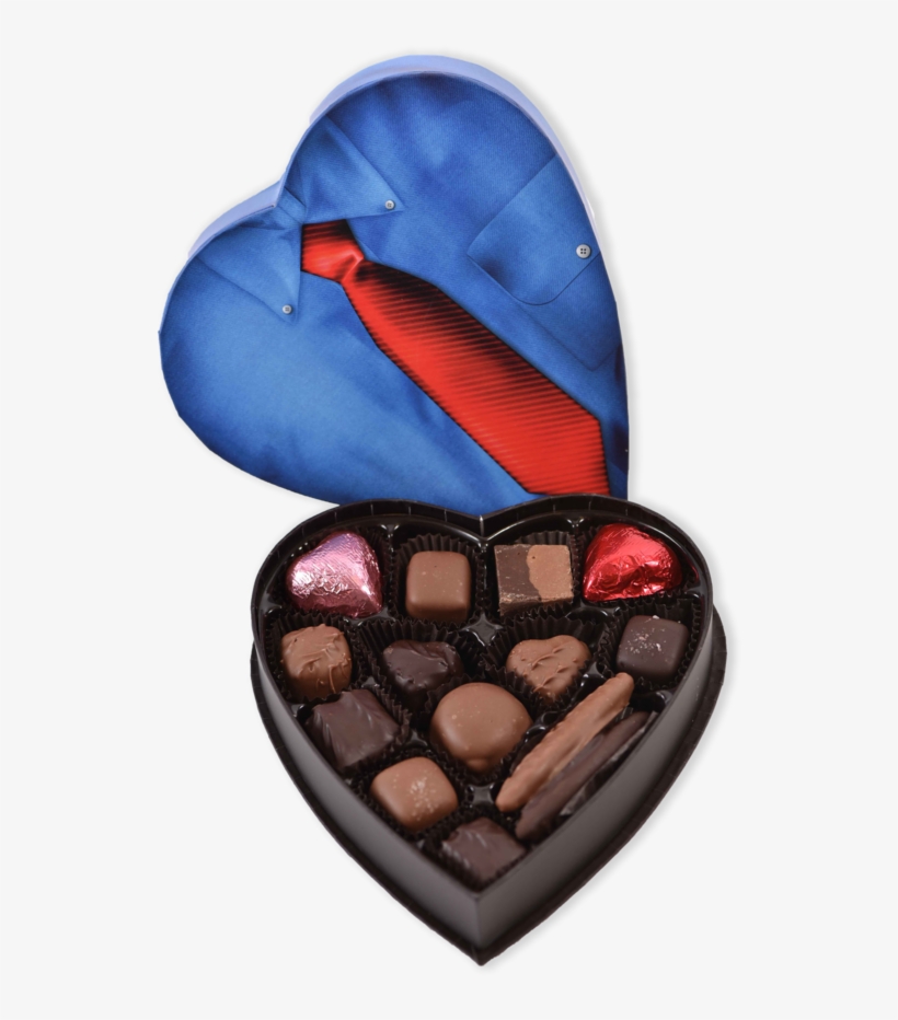 17 Piece Milk And Dark Chocolate Valentine's Day Assortment, transparent png #6958722