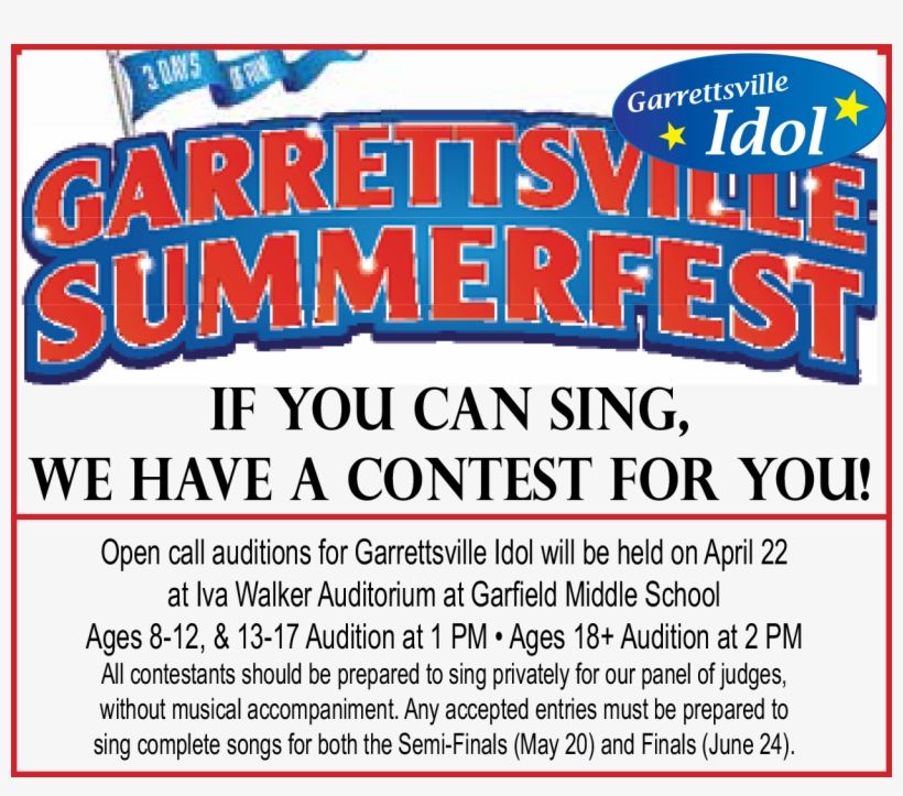Garrettsville Idol Side Banner Mp Web 300×250, transparent png #6958994