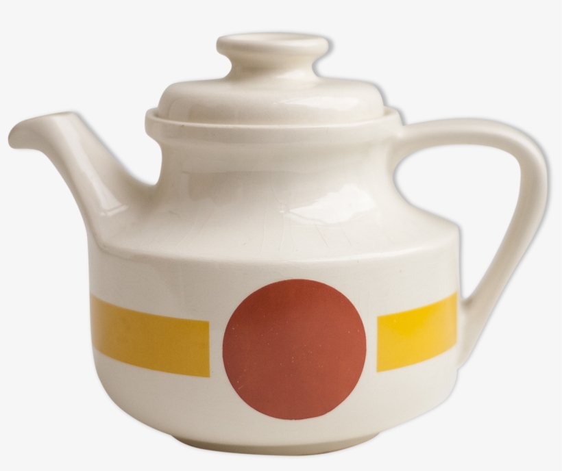 Vintage Teapot, Portuguese Ceramic Sado, transparent png #6959122