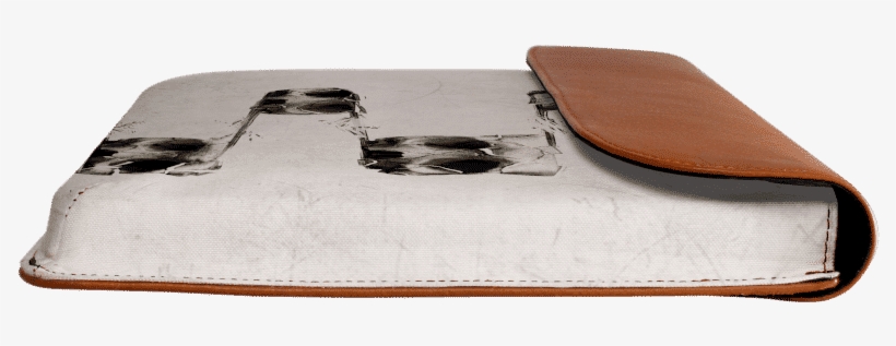 Dailyobjects Skull Frag Real Leather Envelope Sleeve, transparent png #6962339