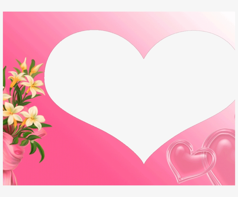 Marco Rosa Con Gran Corazón, transparent png #6964424